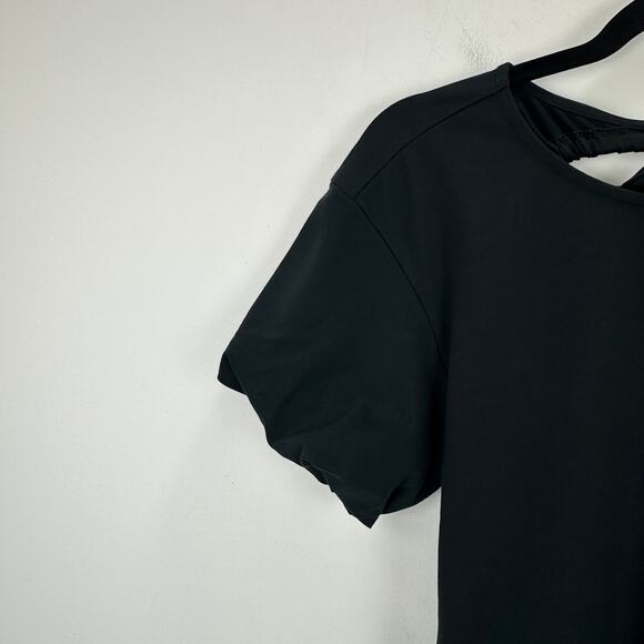 J.Crew Open Back Puff Sleeve Top Stretch Cotton Satin Bow Preppy XS NWT - Picture 11 of 13